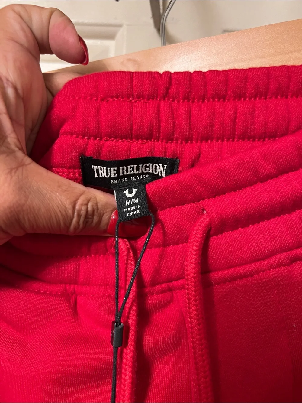 True Religion Rib Stitch Baggy Sweatpants